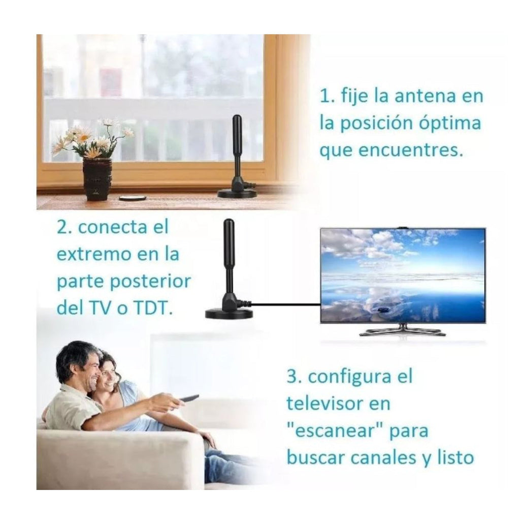 ANTENA HDTV 4K SignalMax™, Televisión Gratuita Sin límites