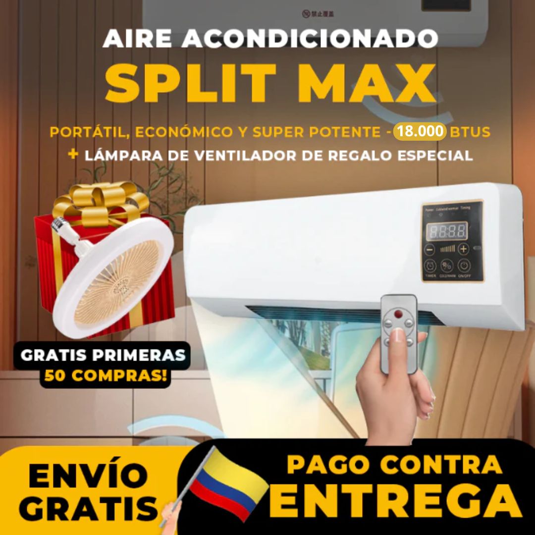 Aire Acondicionado Portátil SplitMax [ULTRA POTENTE ] 