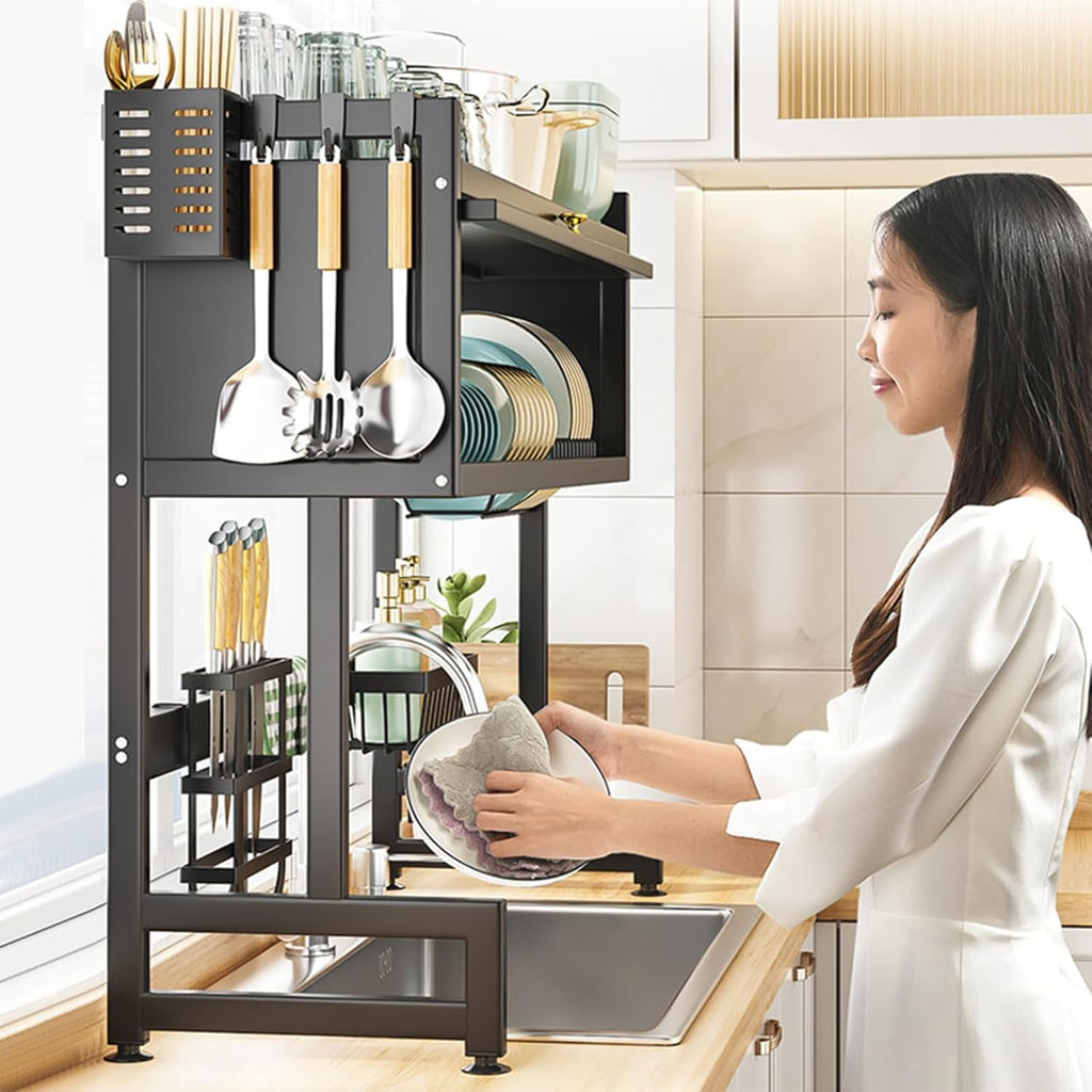 Escurridor de Platos MaxxKitchen™ con Tapa