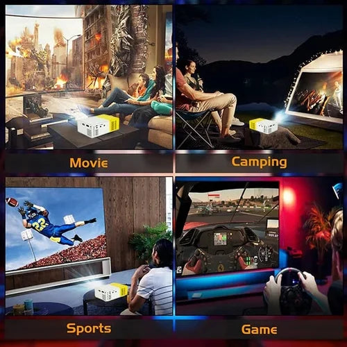 PROYECTOR ULTRA VISION 4K, Instala en cualquier superficie 