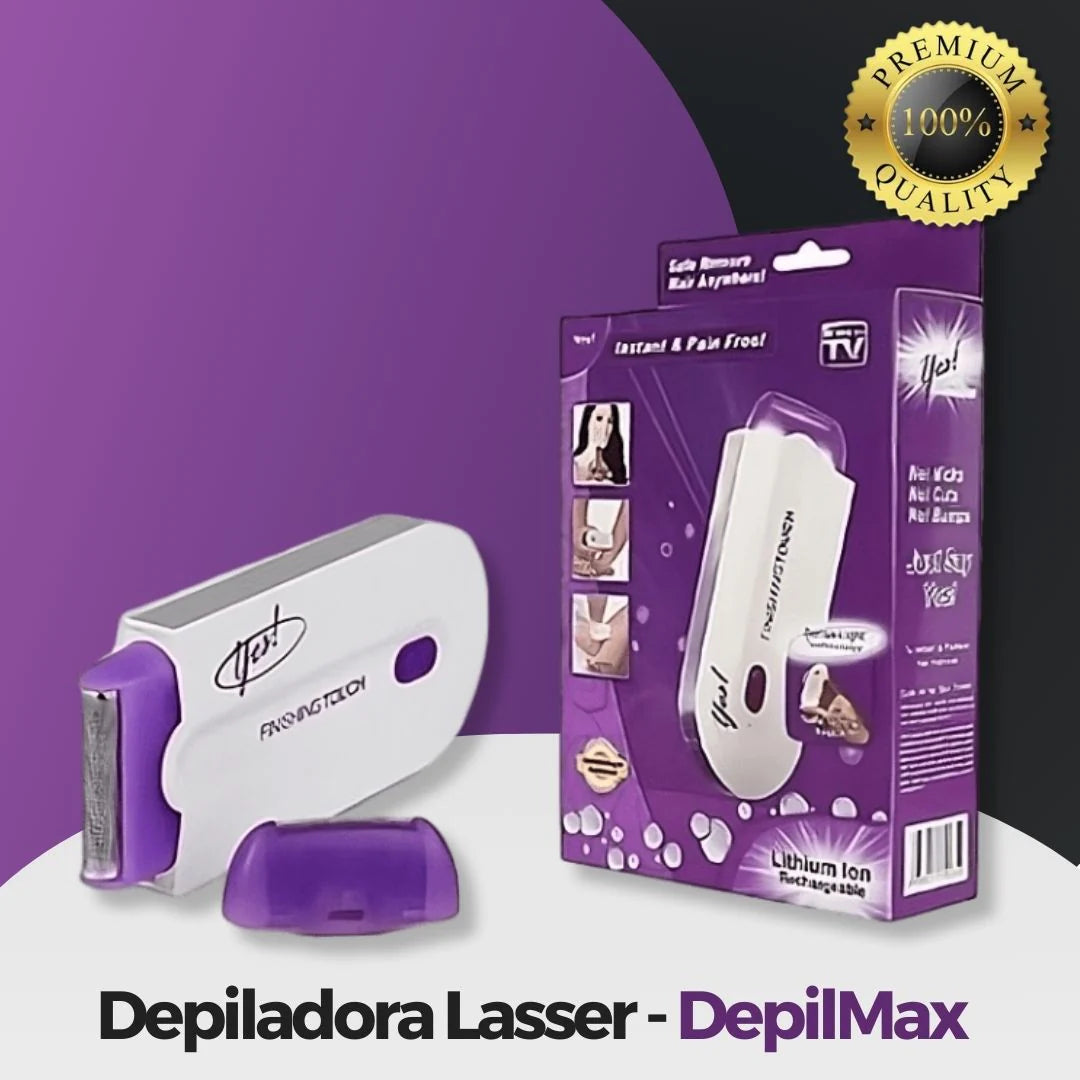 Depiladora Láser Recargable DepilMax - Indolora y Portátil