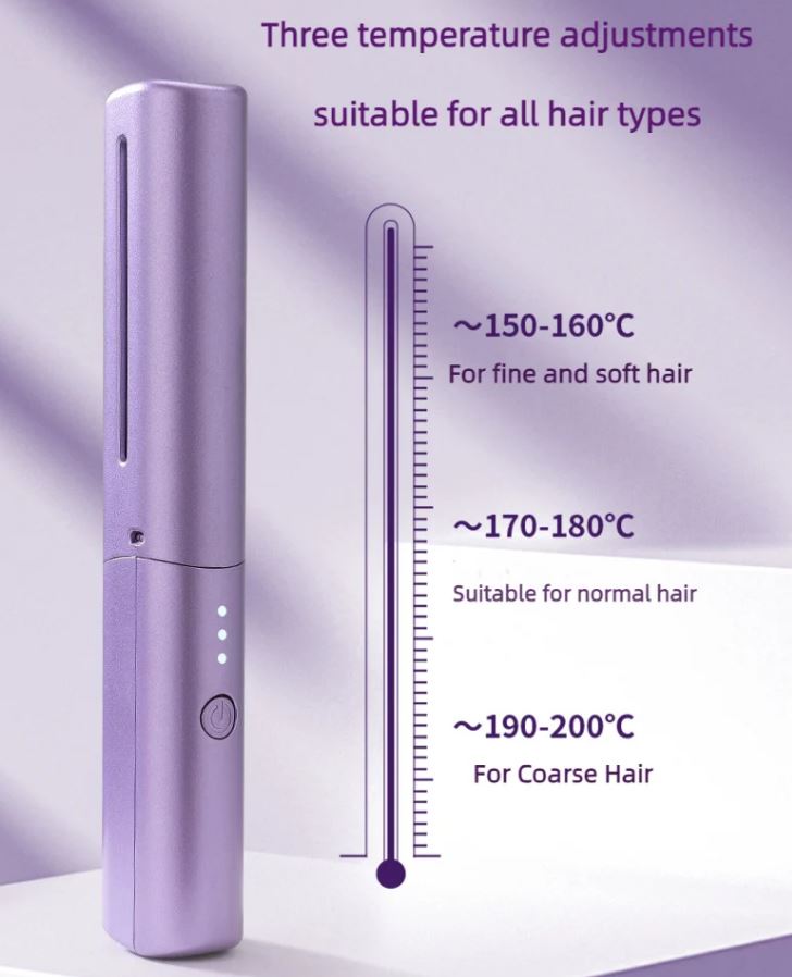 Peine Alisador Plus, Cepillo secador y alisador portátil