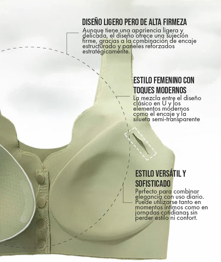 MAXX SUJETADOR DE BOTONES FRONTALES