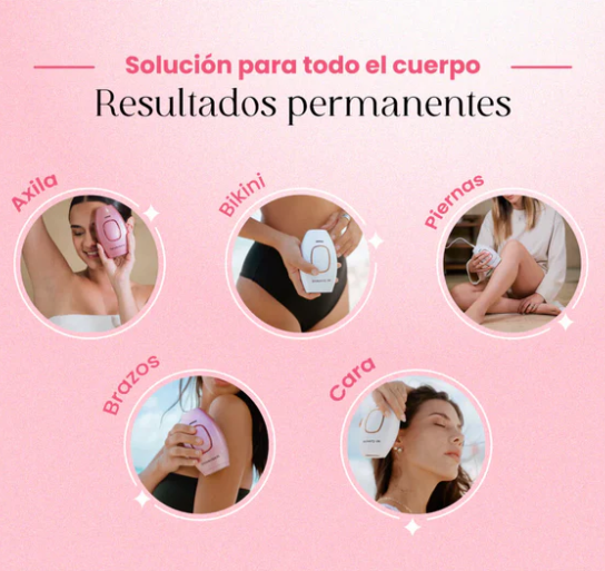 Depiladora Láser IPL, Elimina el vello desde la comodidad de tu hogar