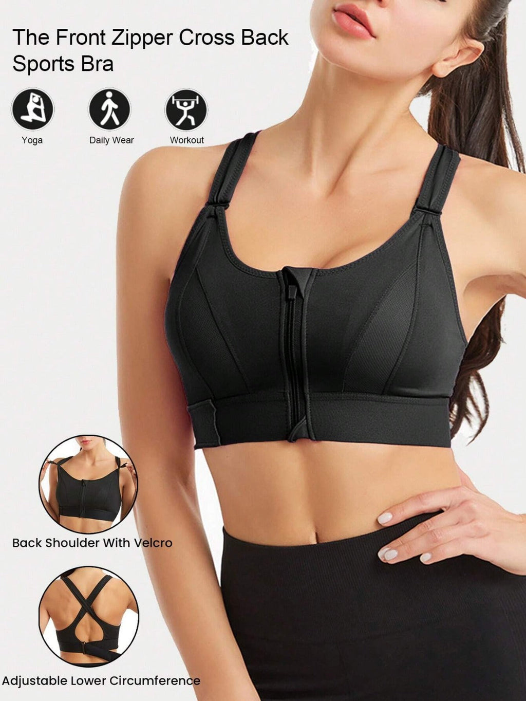 Sujetador Maxxi Deportivo Corrector de Postura y Control de Busto 3 en 1 (2 Unidades)